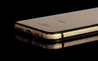 gold ipxs swarovski crystal clusterclose up scaled