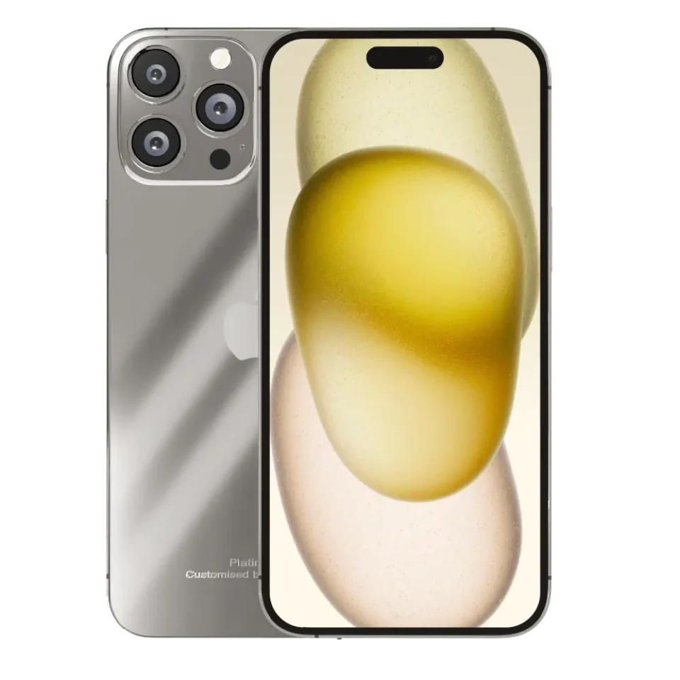luxury platinum iphone 15